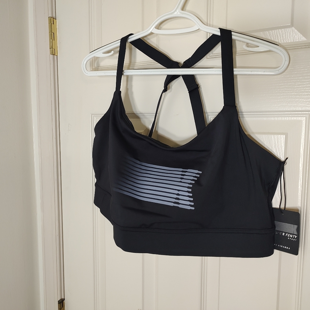 Savage X Fenty Black Sports Bra